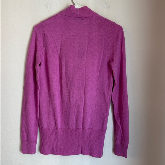 Ann Taylor Cowl neck Magenta wool angora rabbit hair cashmere Sweater small NWT - Picture 10 of 13